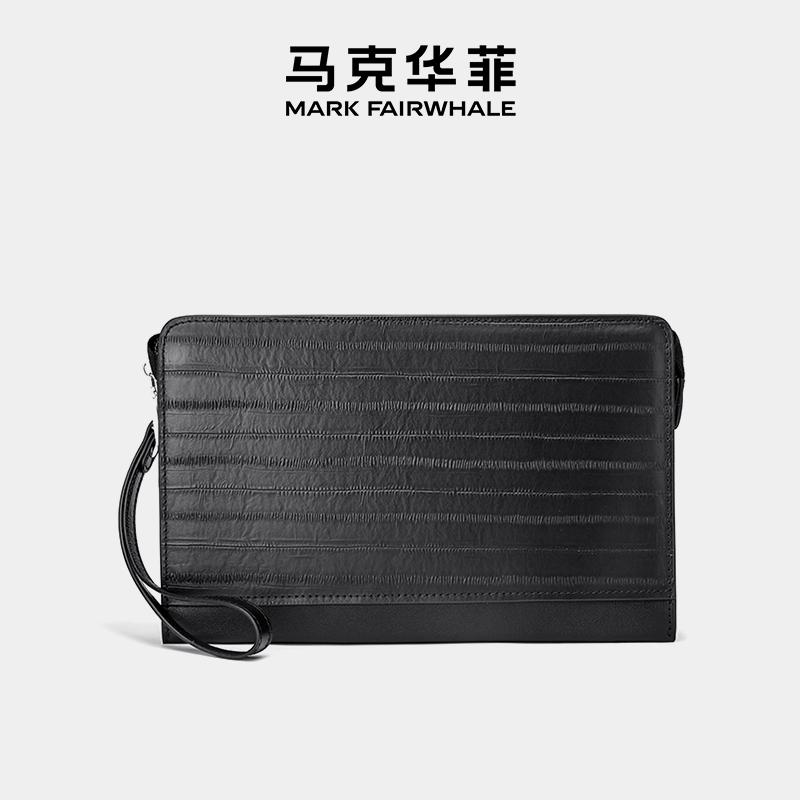 马克华菲真皮男士商务手拿钱包图片