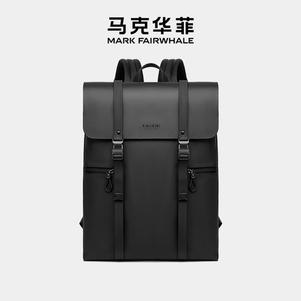 Mark Fairwhale/马克华菲商务双肩包男百搭休闲机能学生通勤背包