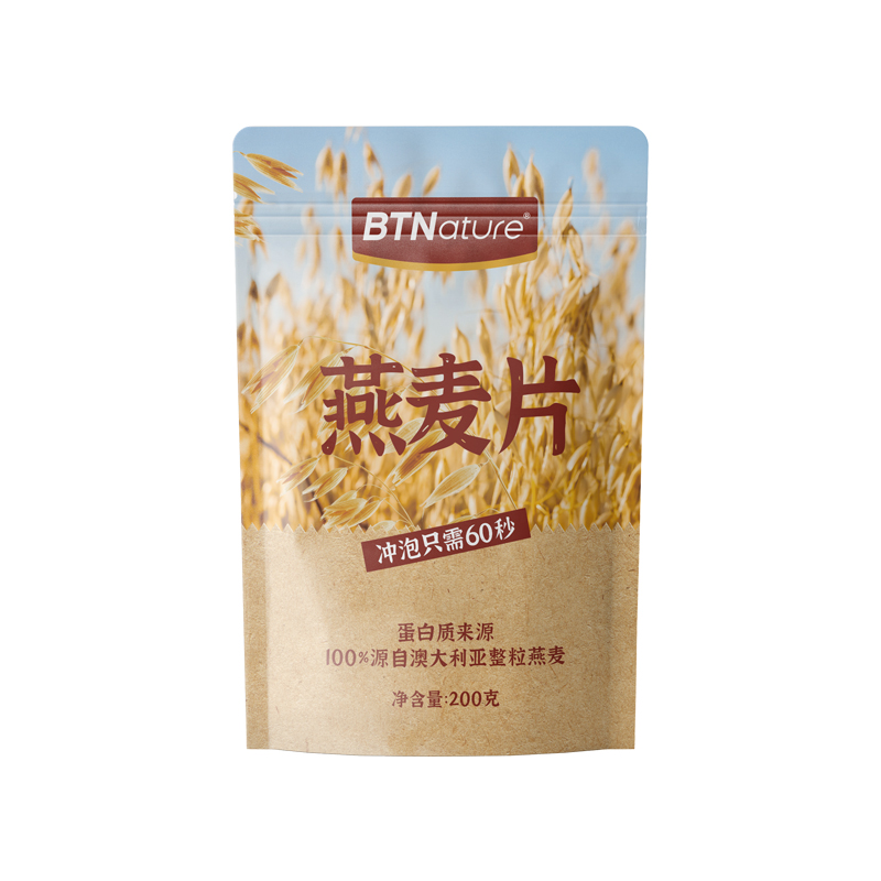 BTNature贝特恩麦片200g原味