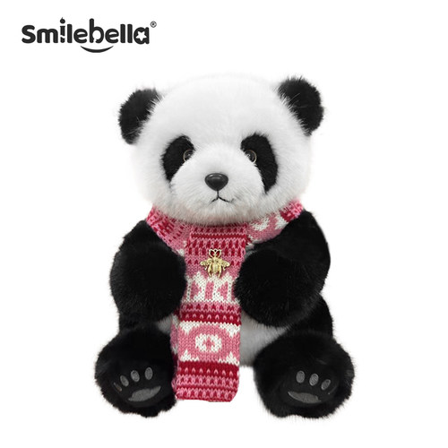 SmileBella正版熊猫玩偶毛绒玩具