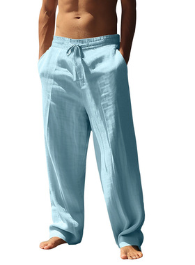 Elastic waistband tied loose casual pants 松紧系绳宽松休闲裤