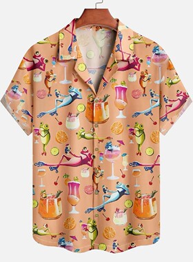 3D数码印花宽松开衫 3D digital printed loose cardigan for men