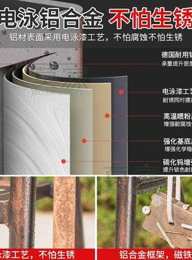 莫家单桌院露天桌椅子闲椅铝庭合休金防水AYH防晒伸缩长桌花园餐