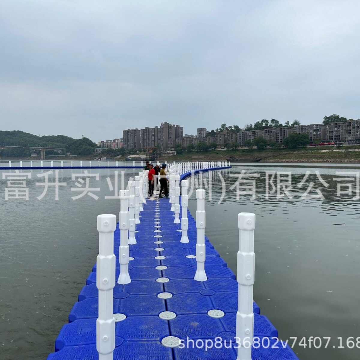 聚乙烯水上浮筒码头浮桥泊位