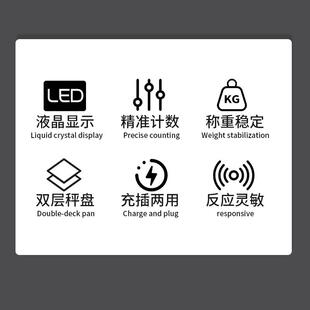 电子称商用高精度克称电子秤称重计数秤家用厨房小型工业台秤