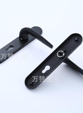 P现代简约M606-20-室内VD手黑色静音房门锁家用型卧执锁卧室卫生