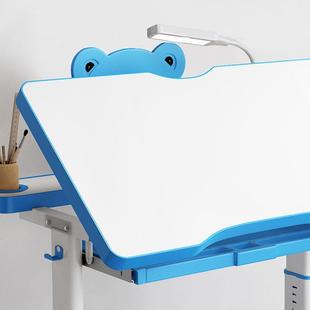 组家用儿字童学习桌椅简约带灯写桌合可MDO升降中小学生学习桌椅