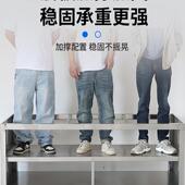 304不钢门拉锈工作台厨房商用打荷台加厚操储作台物柜案板定VDS制