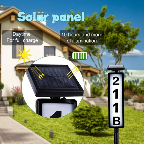 F 15913 Solar Powered Outdoor Wall Light 太阳能门牌灯 代
