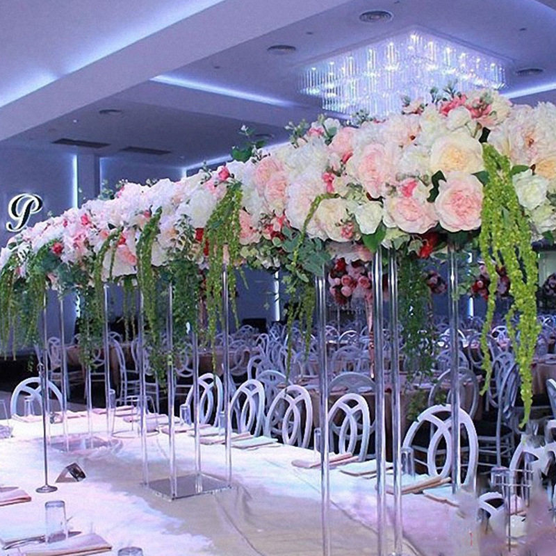 水晶透明亚克力婚礼桌摆花架