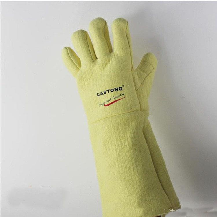 隔卡司顿Acstong500度BY-5T-45加长热QLL手a套耐磨耐热耐高温手套