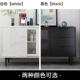 玄美式 复古餐边柜柜靠墙现代简约黑色餐边柜HUS置物储物客过道厅