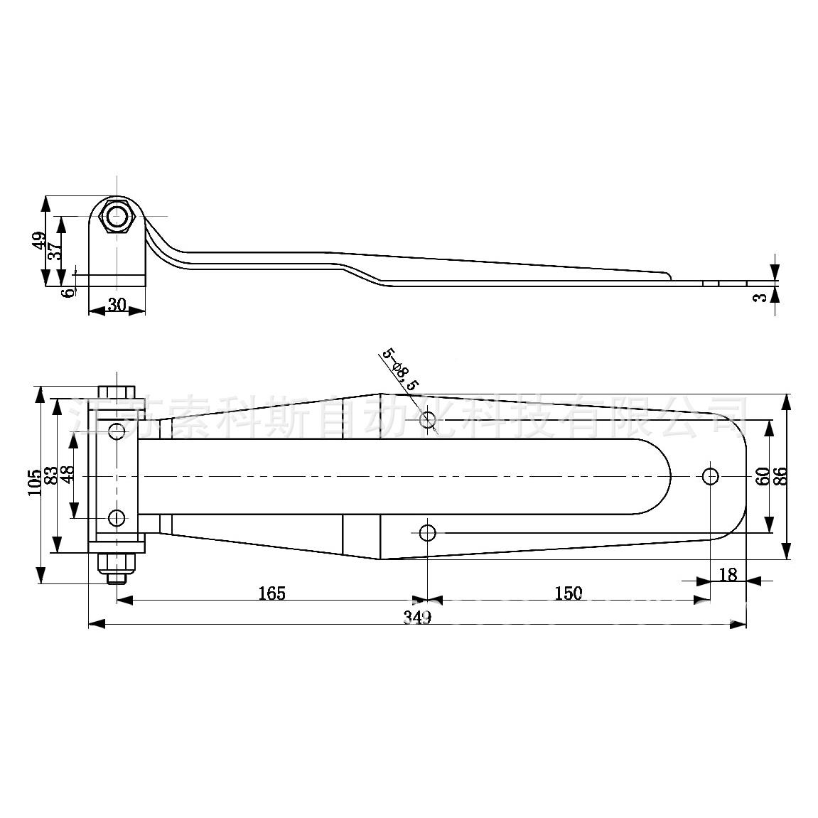 SCL门211特0GIA种车辆门34不锈钢铰链冷藏车厢集装箱舶承船重合页