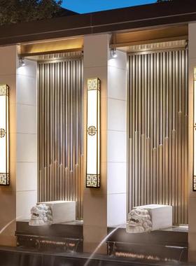 防户外水BD-15441仿云石壁灯外墙灯庭中式别墅大门新灯室外公园酒