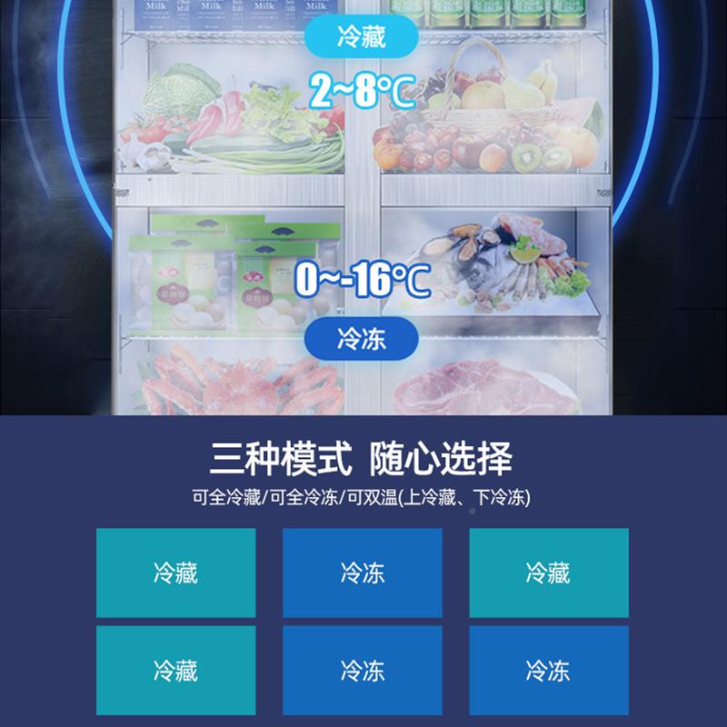 368四门冰箱用商大锈容量冷藏冷厨房保鲜柜六开门冷柜不钢立式冰