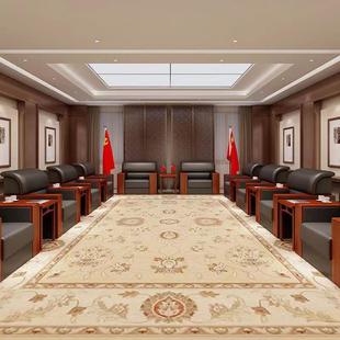 办室中式几会客接待商务洽谈简公现代三人茶约一体桌BLL组合办公