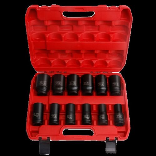 3/4寸重型套筒加强气动中风炮套筒子加厚工业级大电W扳手套头组套