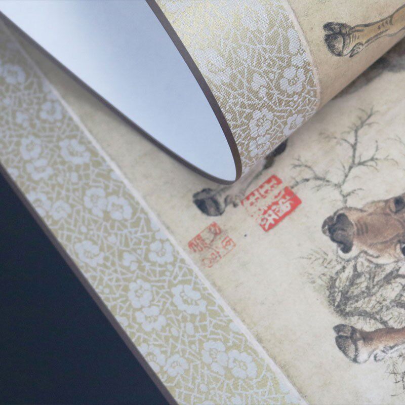 五牛图 古代名家 韩幌 高清复制字画客K厅书房挂画收藏送礼包邮