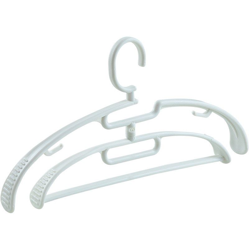 双层衣架家用挂衣架子衣柜收纳架无痕晾衣撑衣挂S防肩角防滑多功,收纳整理,塑料衣架,淘宝优惠券,粉丝福利购,淘宝优惠卷