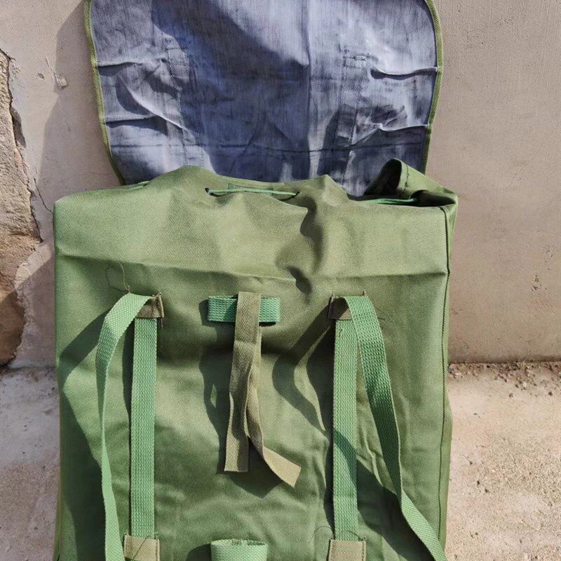库存老货78式防雨水防潮背囊军迷户外双肩战术背包U大容量旅行露