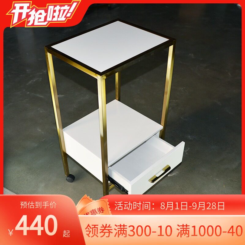 美容小推车发廊专用带抽屉置物架美容院推车O美发工具车仪器架子
