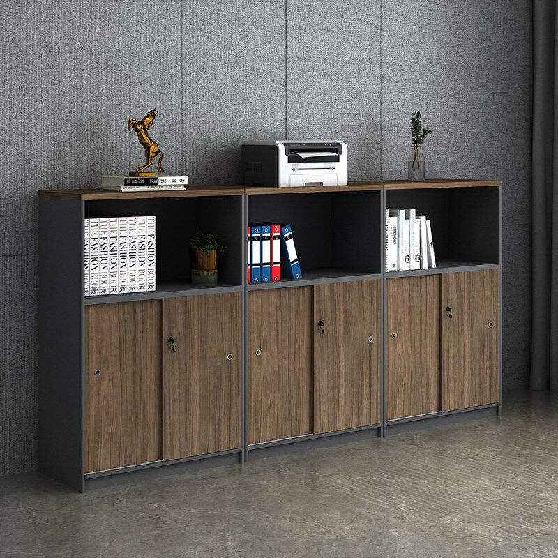 办公室矮柜推拉门文件柜储物柜隔C断资料收纳带锁落地柜移门办公,商业/办公家具,办公储物柜,淘宝优惠券,粉丝福利购,淘宝优惠卷