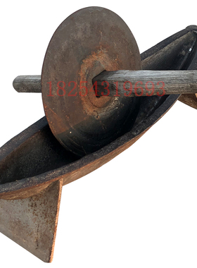 老物件复古怀旧中医馆医书摆件民俗药捻子药铡刀捣药Y罐药碾子装