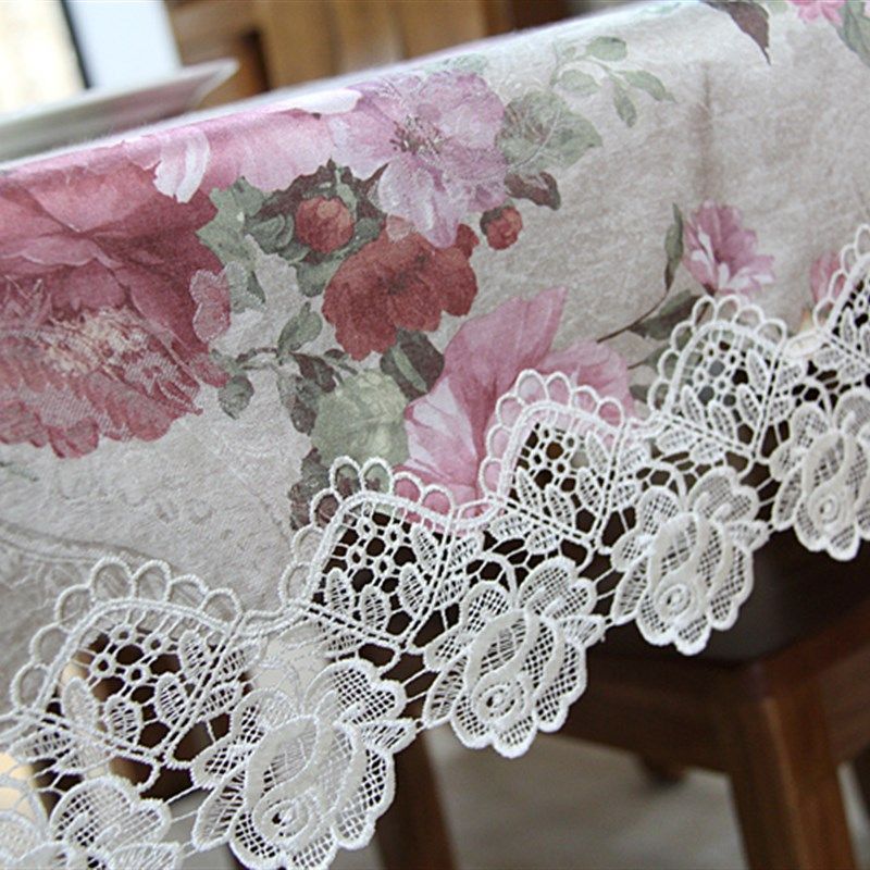 欧式桌布布艺棉麻小清新餐桌布长方E形茶几布正方形电视柜盖巾蕾,居家布艺,桌布,淘宝优惠券,粉丝福利购,淘宝优惠卷