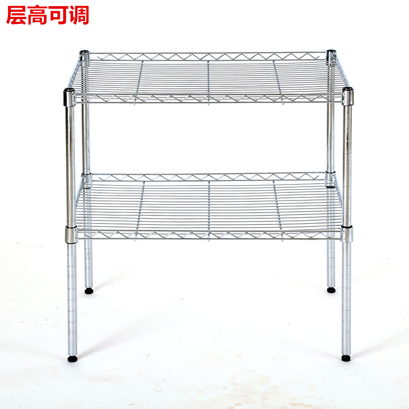厨房置物架可调节隔m层架桌面简易整理架夹缝收纳架橱柜分层窄架