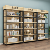 货架展示架超市化妆品展柜陈列柜母婴H店零食多层货柜产品置物鞋