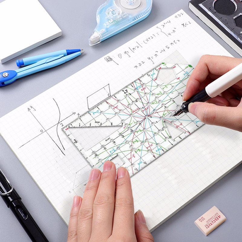 多面星数学推导演尺初中考试专用A函数几何多功能学生带根号的套