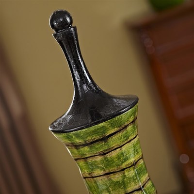 美式欧式复古装饰罐糖果罐w绿色花瓶设计师创意家居摆件婚庆摆设