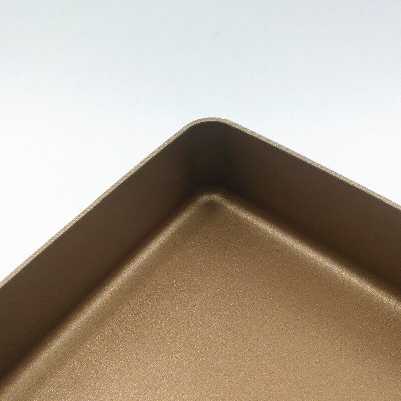 三能屋诺长方形烤盘金色不沾方型牛轧糖蛋糕卷烤盘烘焙模W具SN131