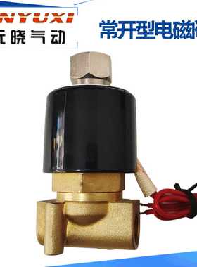 CNYUXI 常开电磁阀2W-025-08K  2分水阀螺纹内丝
