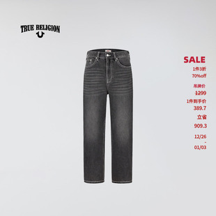 新品 潮流百搭直筒宽松牛仔裤 男士 时尚 经典 TrueReligion2025春季