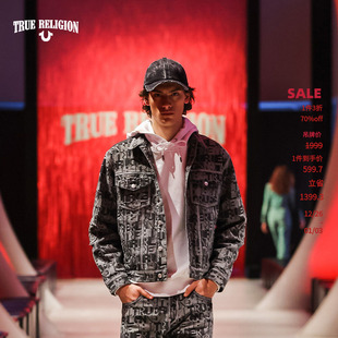 街头修身 美式 牛仔夹克 男士 TrueReligion2024秋季