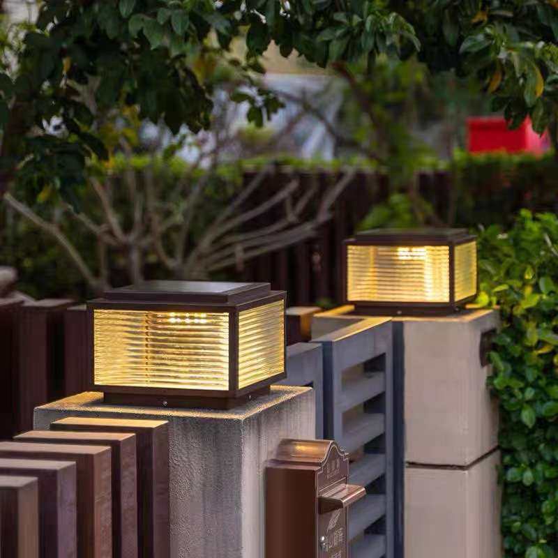 太阳能柱头灯户外别墅花园庭院灯门柱灯大门柱子灯室外围墙灯立柱,家装灯饰光源,柱头灯,淘宝优惠券,粉丝福利购,淘宝优惠卷