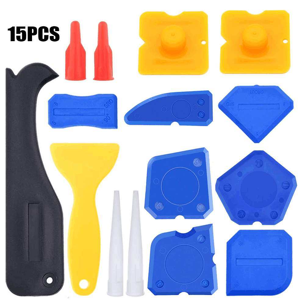 15件套填缝刮板喷嘴工具多角度美缝工具密封胶修整 美缝工具,基础建材,美缝工具,淘宝优惠券,粉丝福利购,淘宝优惠卷