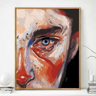 IYR7画画diy数字油画抽象填色油彩手工绘填充手绘涂色水粉丙烯艺