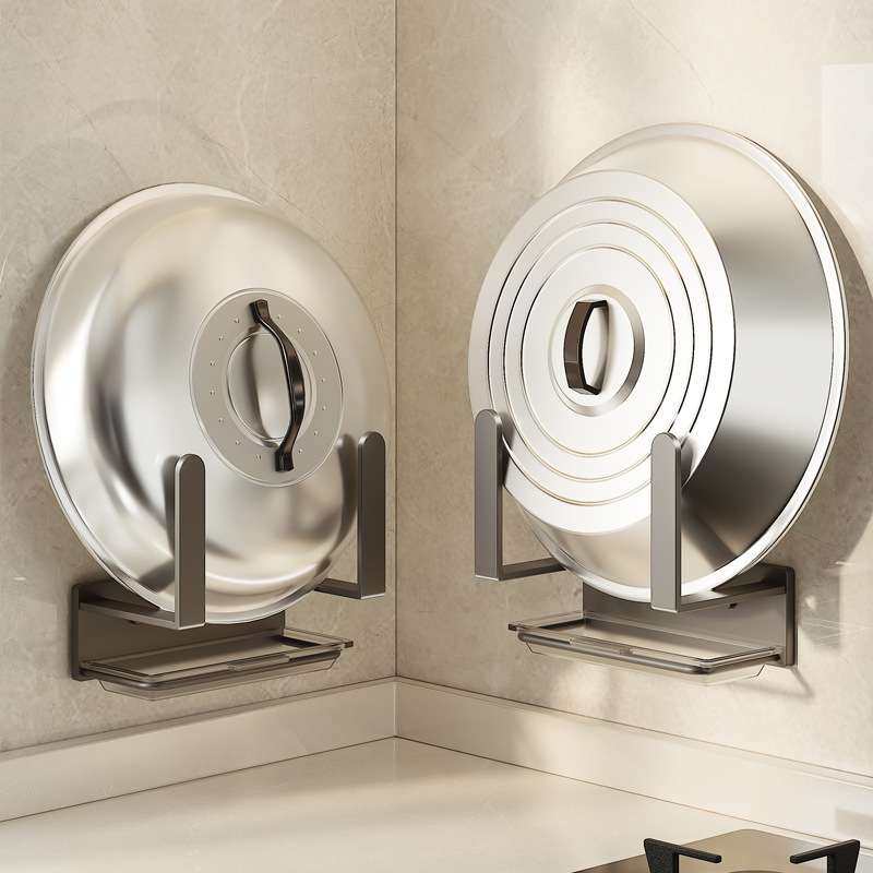 大锅盖架菜板放置器免打孔壁挂架子砧板案板厨房墙上置物神器农村,厨房/烹饪用具,锅盖架/锅盖收纳垫,淘宝优惠券,粉丝福利购,淘宝优惠卷