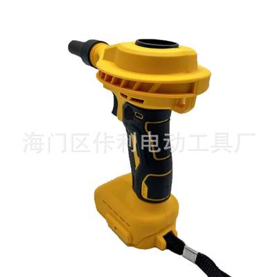 锂电吹风机德伟款充电式鼓风机工业小型吹灰家用除尘器锂电强风