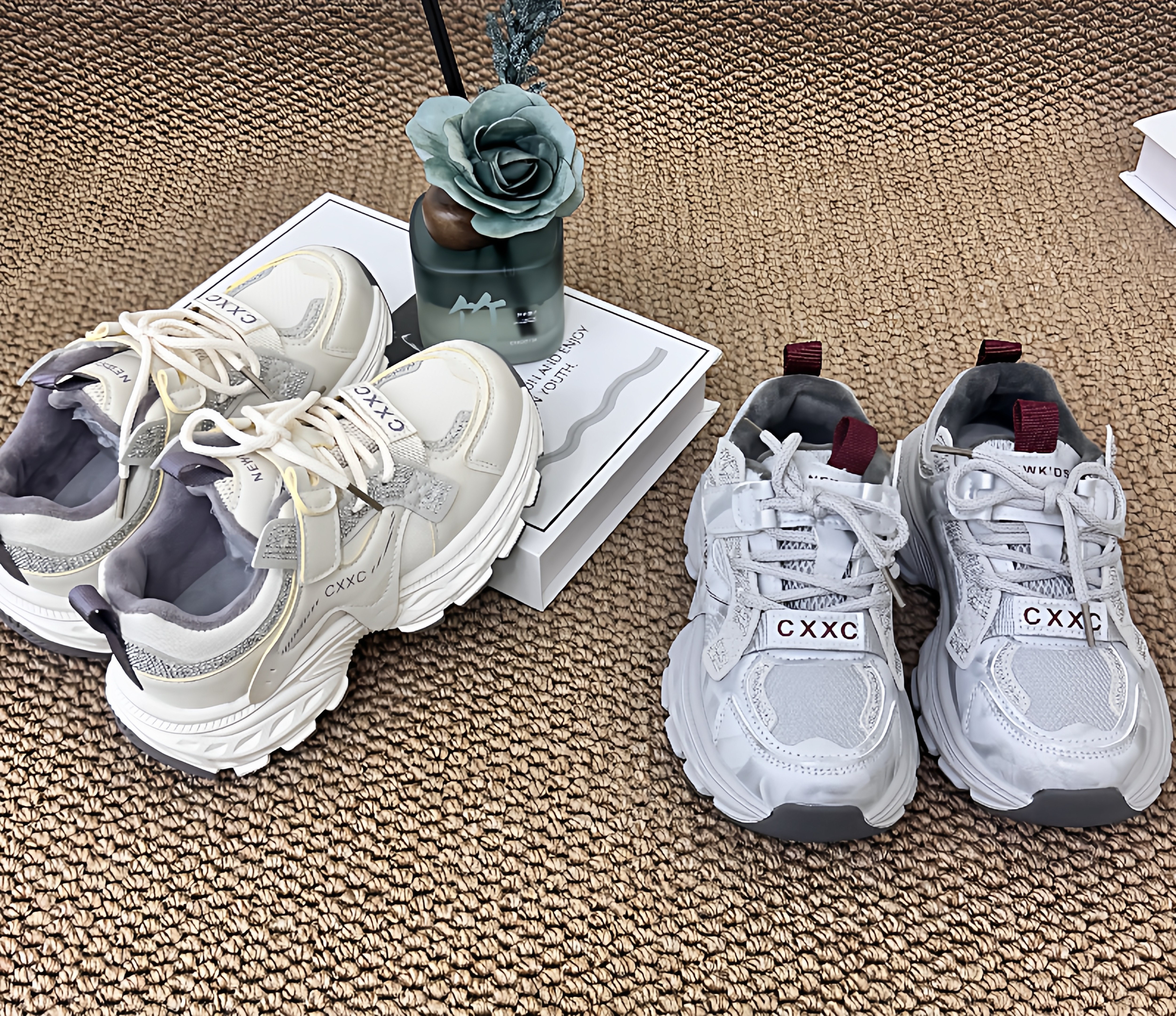 2025冬季新款男女童运动鞋二棉加薄绒轻便防滑运动老爹鞋时尚百搭,童鞋/婴儿鞋/亲子鞋,运动鞋,淘宝优惠券,粉丝福利购,淘宝优惠卷