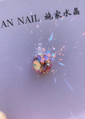 4470施华洛华子美甲钻球闪烁粉223shim大肥方10mm