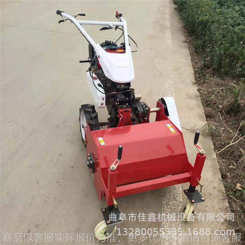 柴油大动力碎草机 多功能手扶式灭草机 碎草机价格