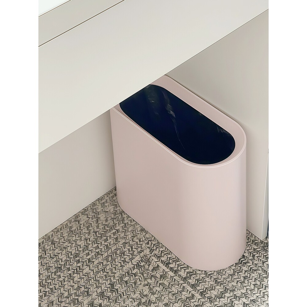 垃圾桶卧室床边家用客厅高颜值大号大容量厕所窄缝卫生间纸篓