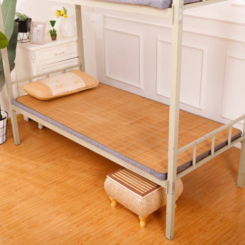 上下铺凉席竹席1.5米可折叠双面席子夏季宿舍0.9米单双人床学生