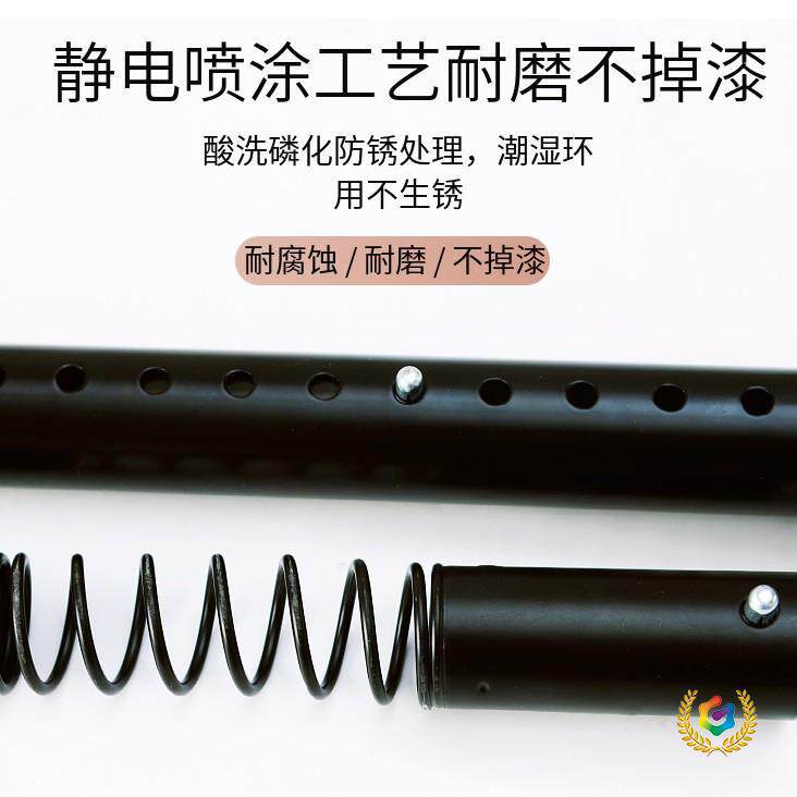 免打孔伸缩杆承重晾衣杆衣锈钢窗帘挂杆浴帘杆子门帘衣撑杆