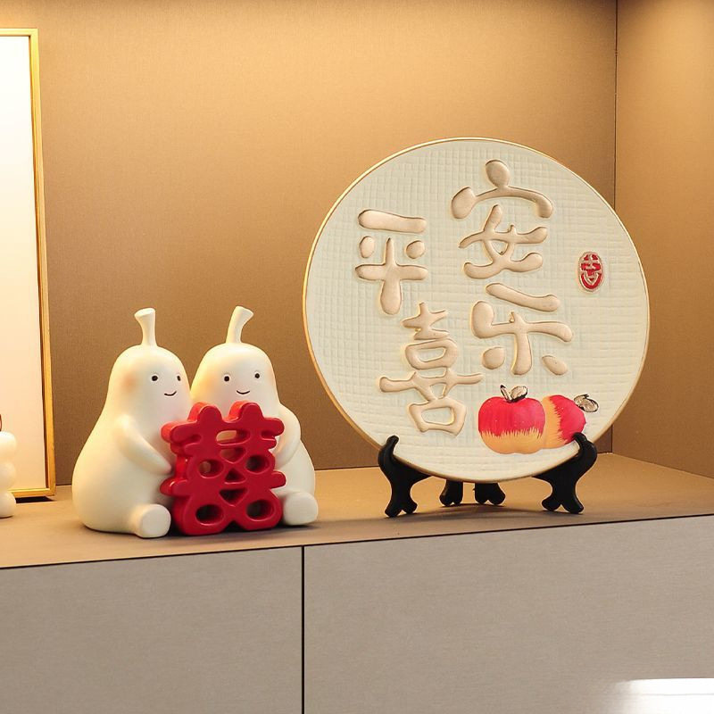 分梨摆件结婚送新人新婚新娘订婚闺蜜朋友姐姐实用装饰品婚礼