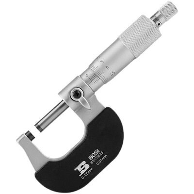 波斯外径千分尺螺旋测微器0.01高精度螺纹测厚仪木工尺子测量工具
