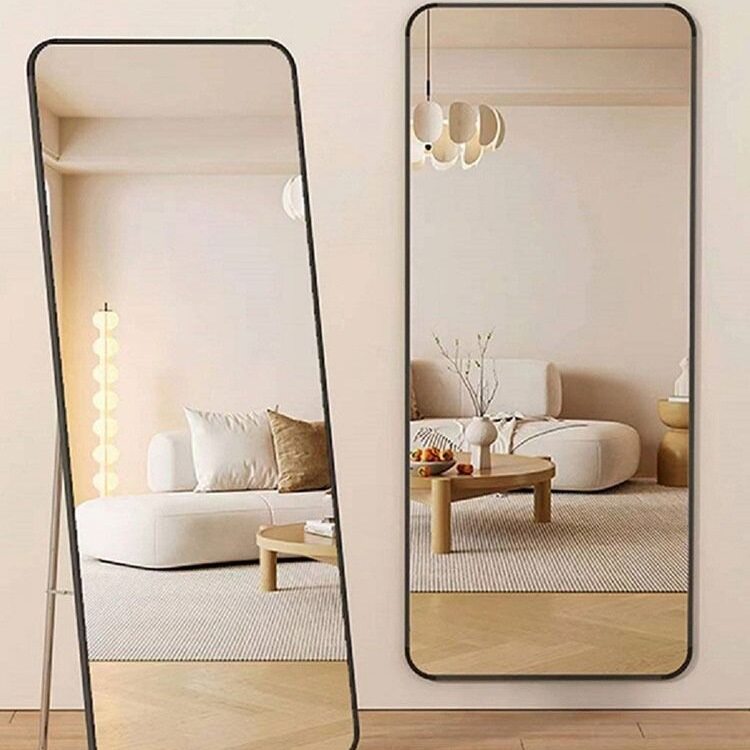 全身镜穿衣落地镜子家用壁挂贴墙网红女生卧室化妆挂墙立体试衣镜